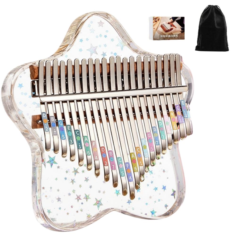 Musical Instrument Balalaika - Kalimba Mbira 21 Key Thumb Piano