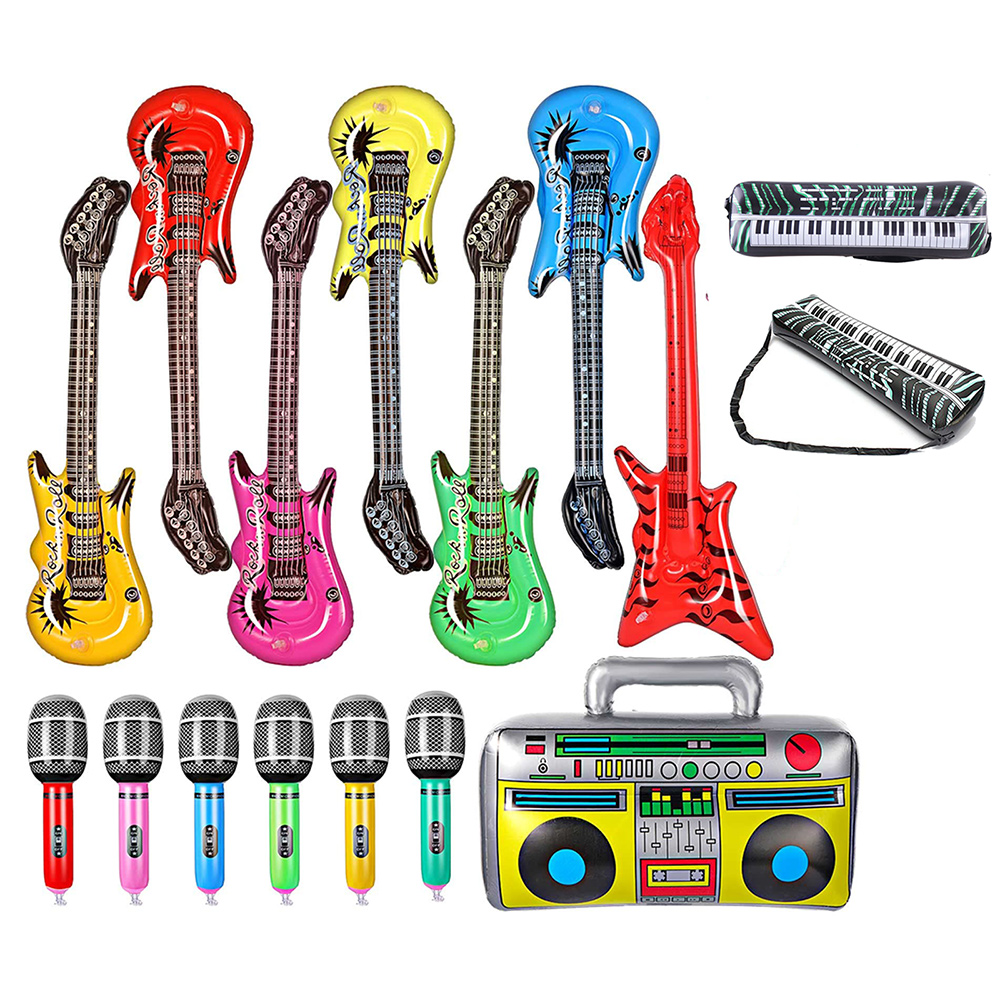 Inflatable Instruments Toy Set - Musical Instrument That You Blow Into recension och pris