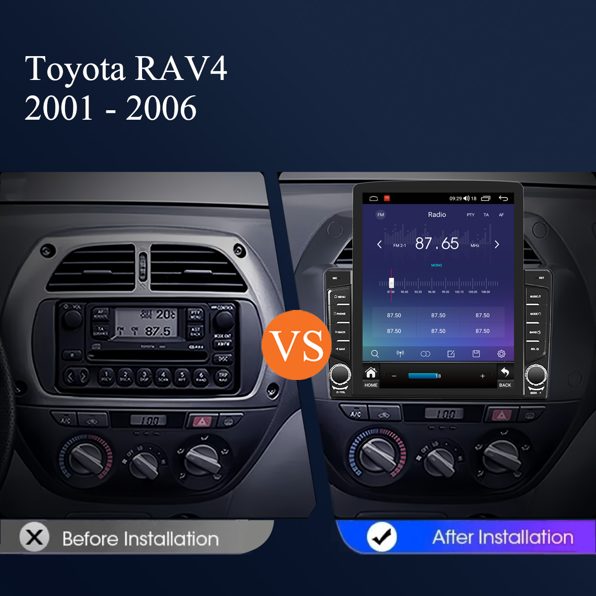 9.7’’ Car Autoradio For Toyota - Musical Instrument Of India recension och pris