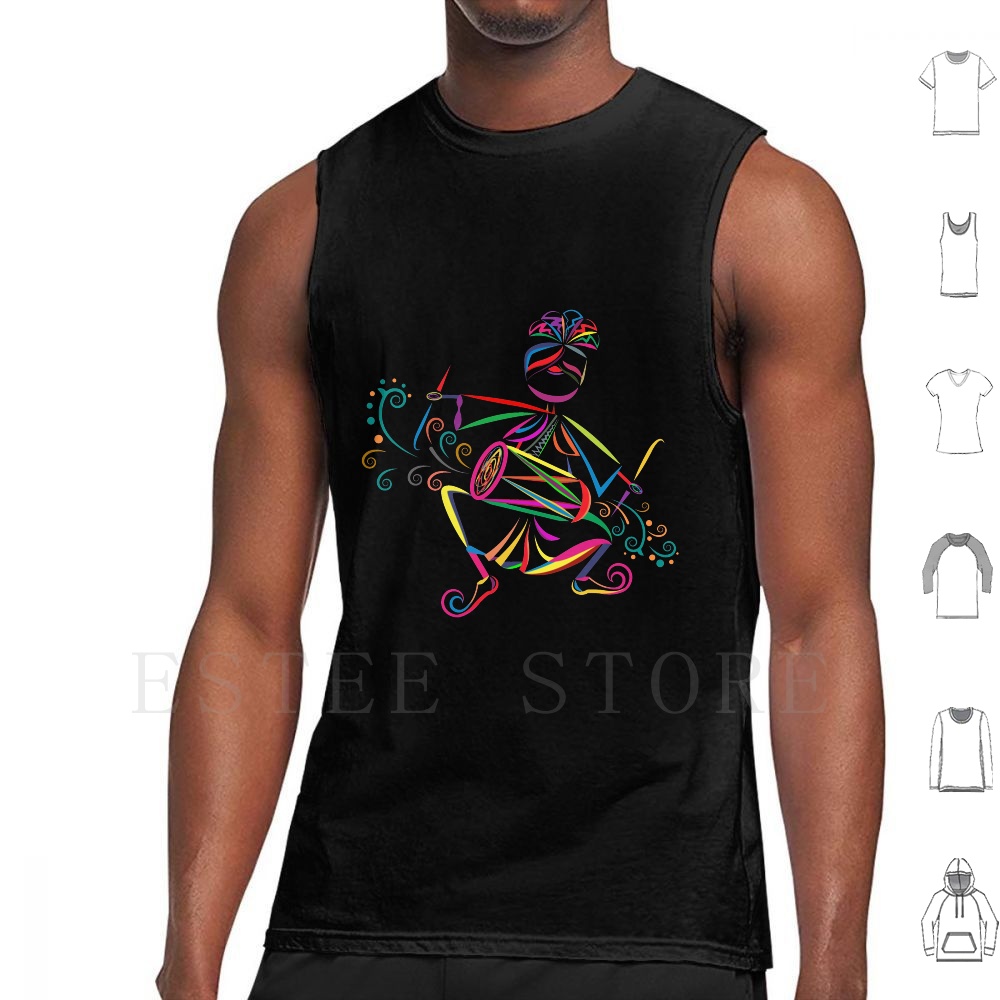 Dhol Player Tank Tops Vest Sle - Musical Instrument Of India recension och pris