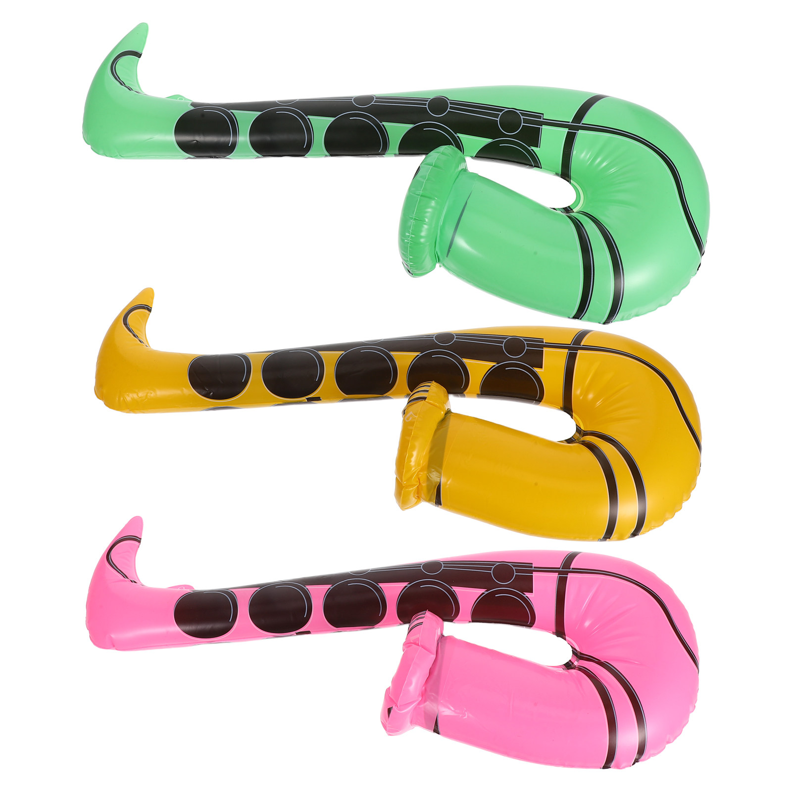 3Pcs Inflatable Saxophone Ball - Musical Instrument That You Blow Into recension och pris