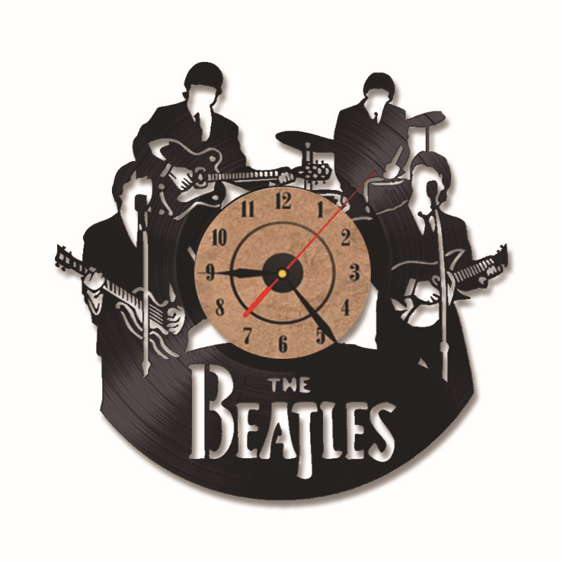Beatles 3D Vinyl Record Clock  - Musical Instrument Manufacturers recension och pris