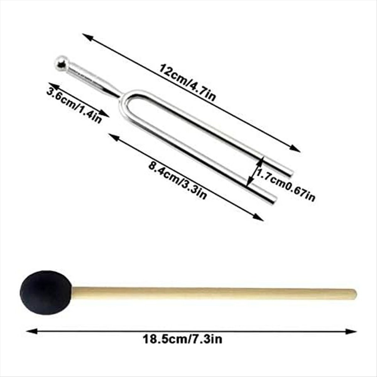 L79A 3Pack A440Hz Tuning Fork  - Musical Instrument Tuning Guitar Tuner. Standard Guitar Tuning recension och pris