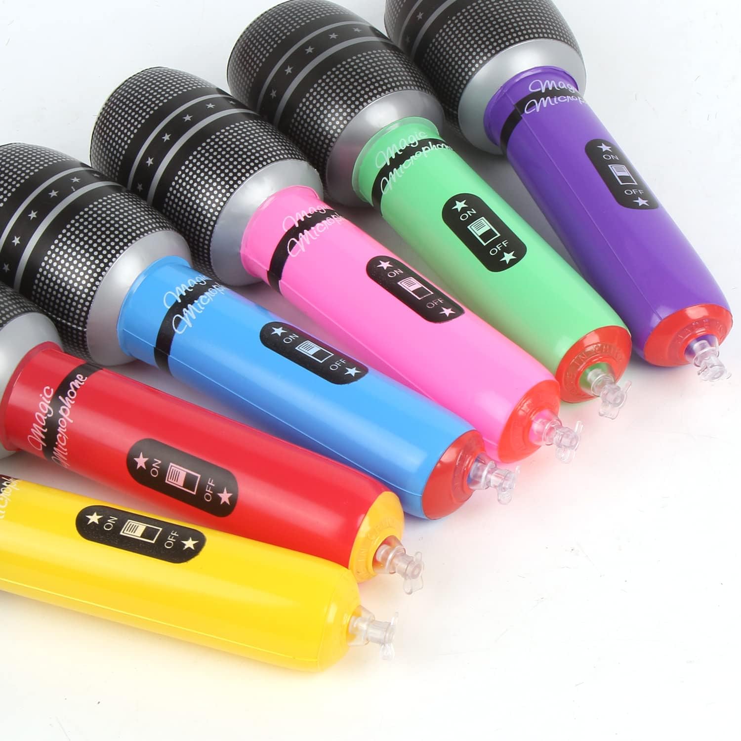4pcs Inflatable Microphones Ra - Musical Instrument That You Blow Into recension och pris