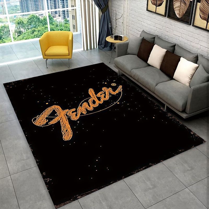 Retro Fender Guitar Logo Instr - Musical Instrument Logo recension och pris