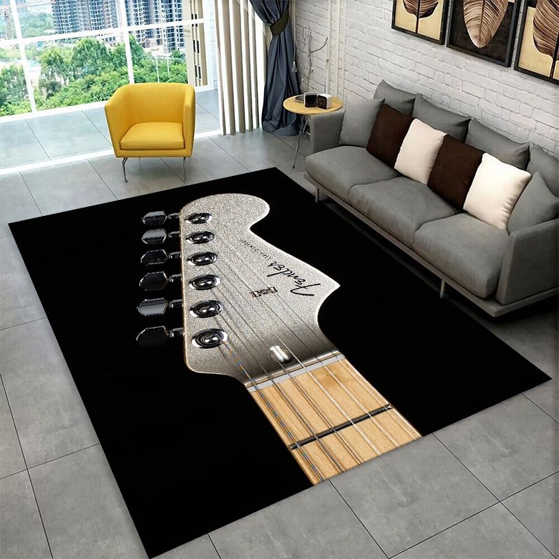 Retro Fender Guitar Logo Instr - Musical Instrument Logo recension och pris