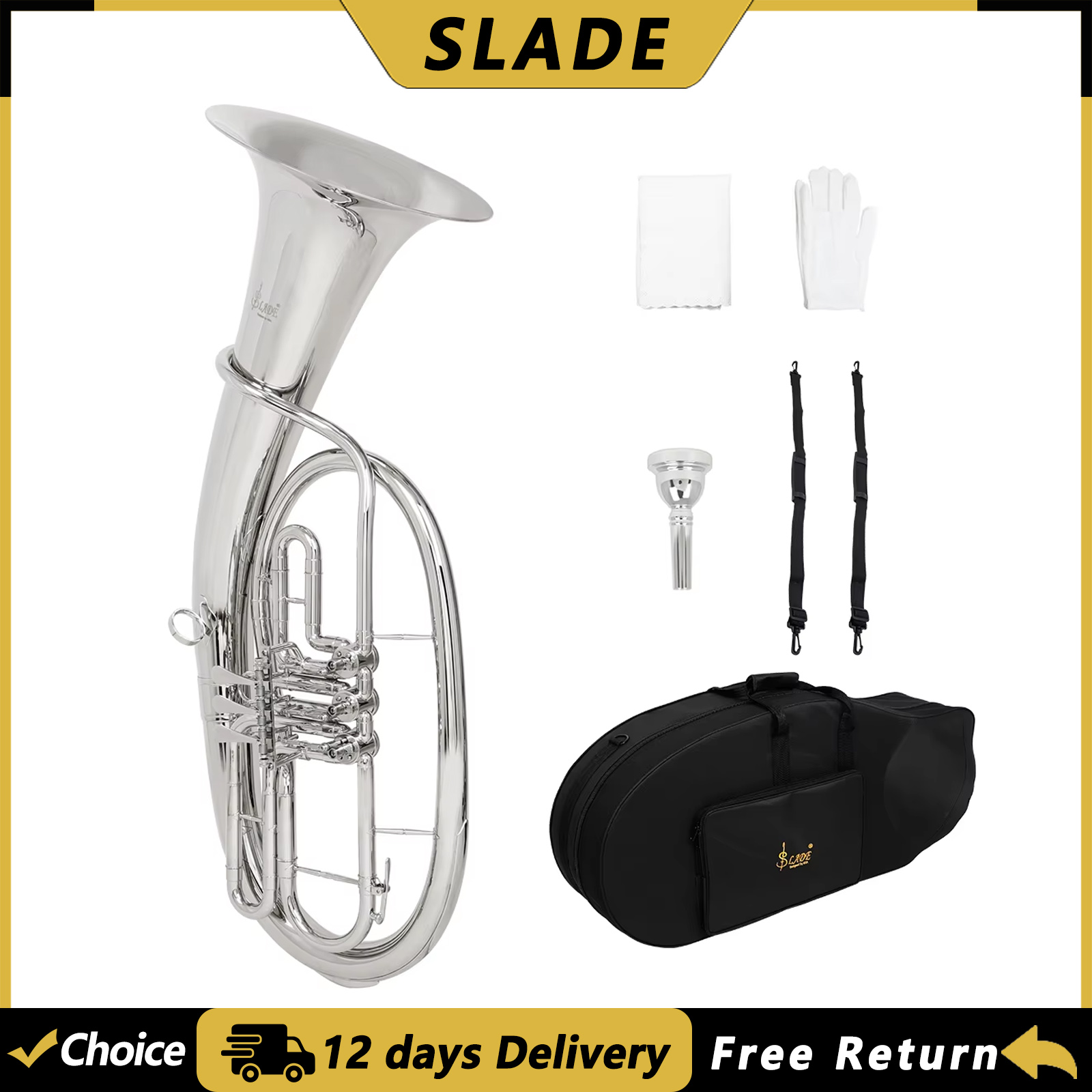 SLADE LDT900S 3 Key Bb Euphoni - Musical Instrument Euphonium recension och pris