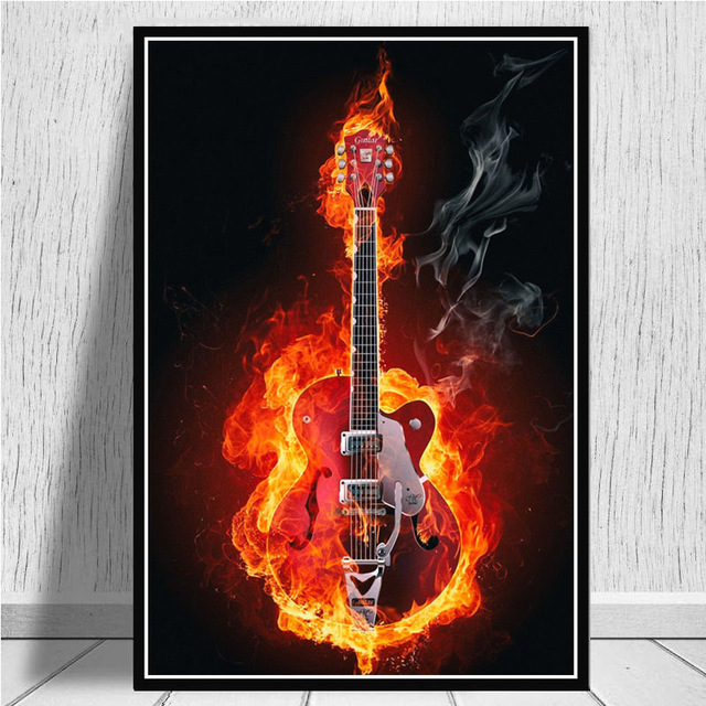 Canvas Prints Pictures Wall Ar - Musical Instrument Quotes recension och pris