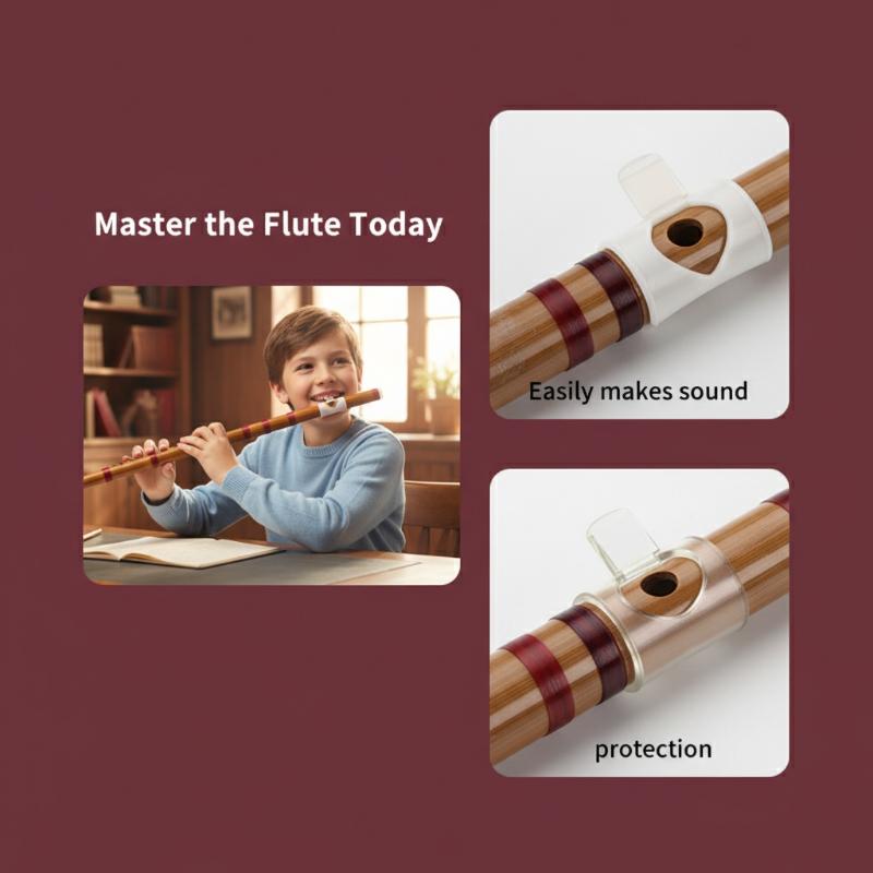 1PC Bamboo Flute Blowing Aid F - Musical Instrument That You Blow Into recension och pris