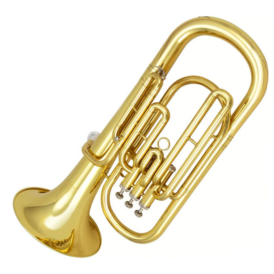 Bb Key Gold Lacquered Euphoniu - Musical Instrument Euphonium recension och pris