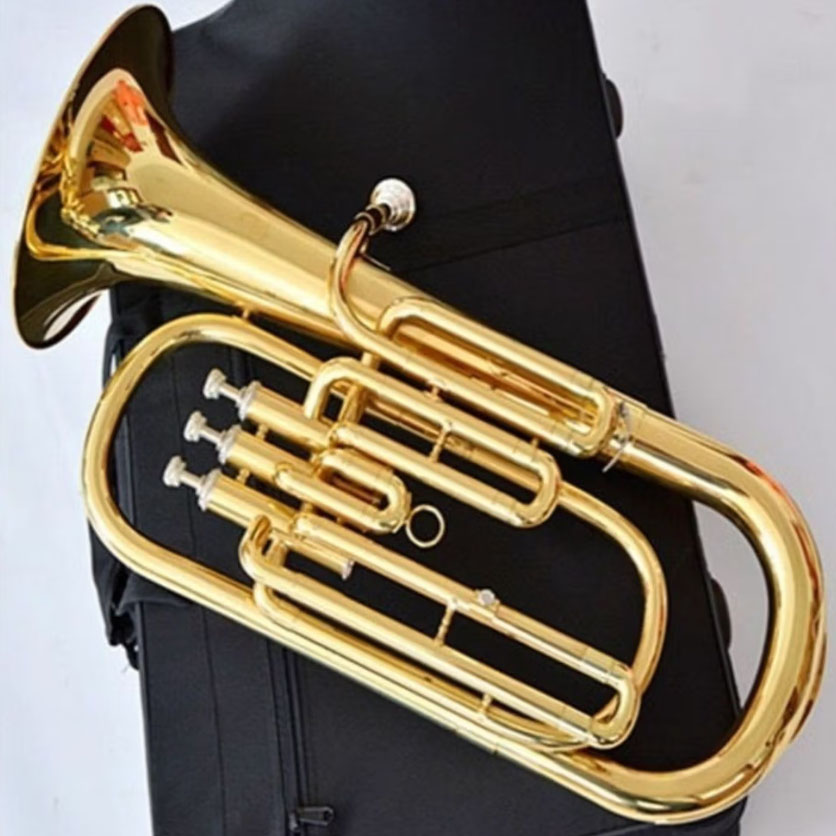 Bb Key Gold Lacquered Euphoniu - Musical Instrument Euphonium recension och pris