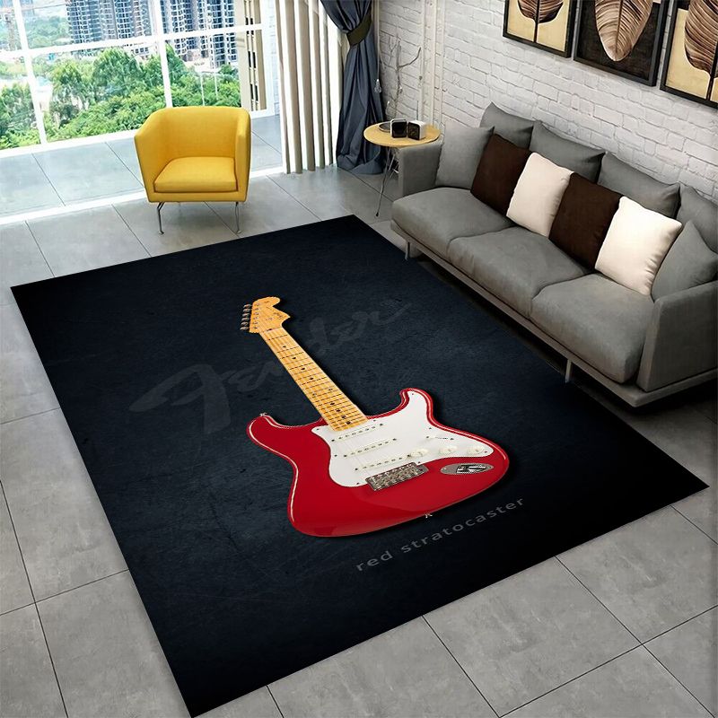 Retro Fender Guitar Logo Instr - Musical Instrument Logo recension och pris