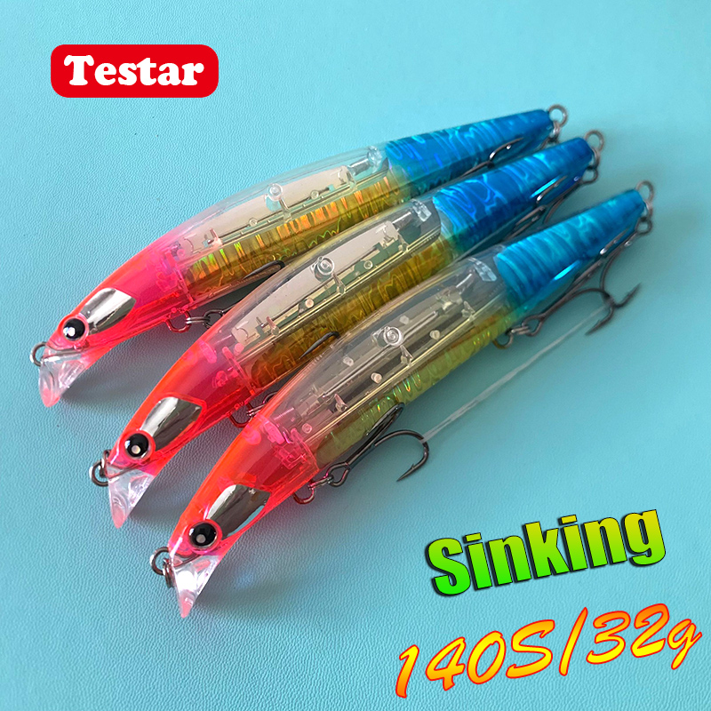 Testar Sinking Minnow Bait 140 - Rain Stick Percussion recension och pris