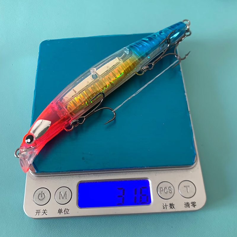 Testar Sinking Minnow Bait 140 - Rain Stick Percussion recension och pris